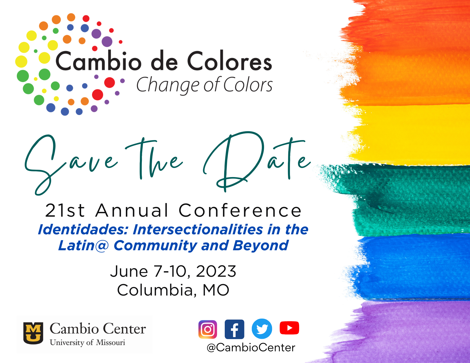Cambio de Colores 2023 SAVE THE DATE